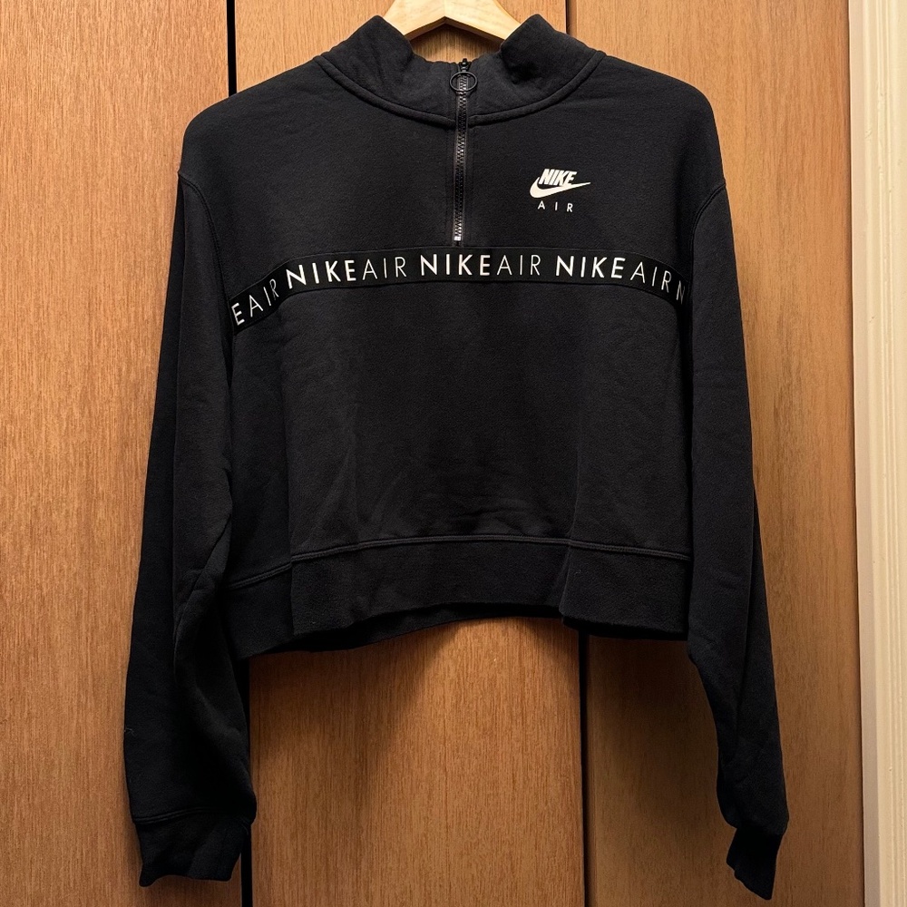 Nike Air Cropped Quarter Zip Sweatshirt/NWOT